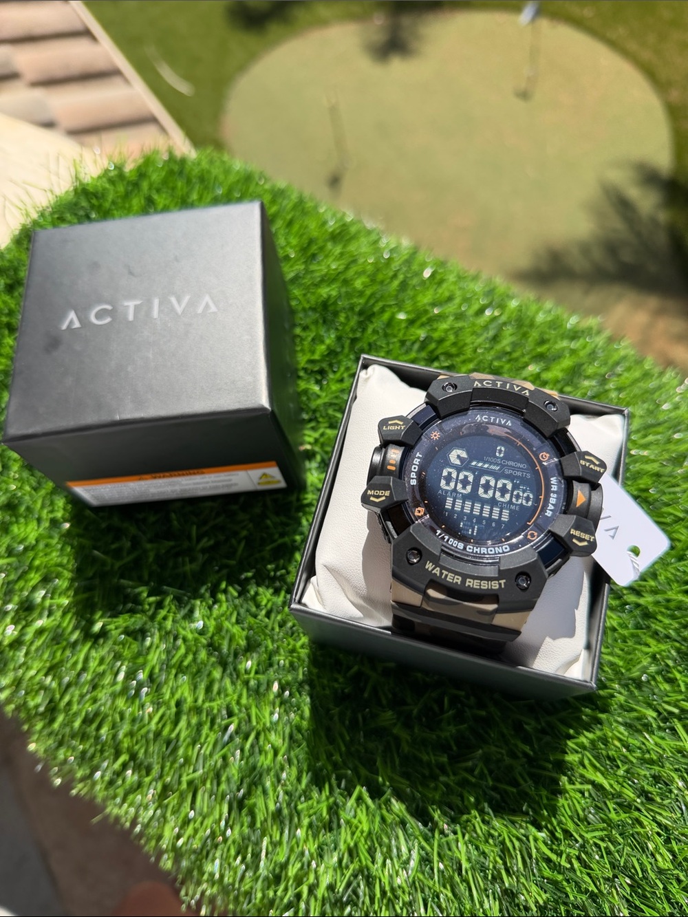 Brand New in Box — Activa by Invicta Digital Sport Watch (50mm Rugged Black Case